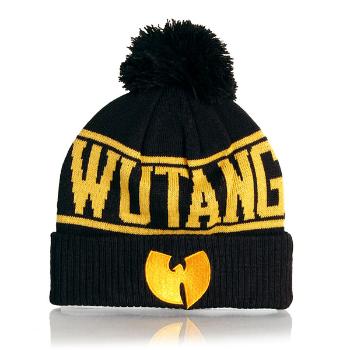 Zimná čapica Wu-Tang Logo Winter Cap Black Yellow - UNI