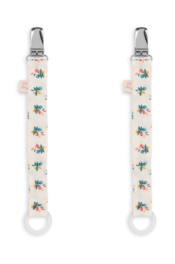 Klip na cumlík Konges Sløjd 2 PACK PACIFIER STRAP 2-pak KS101362