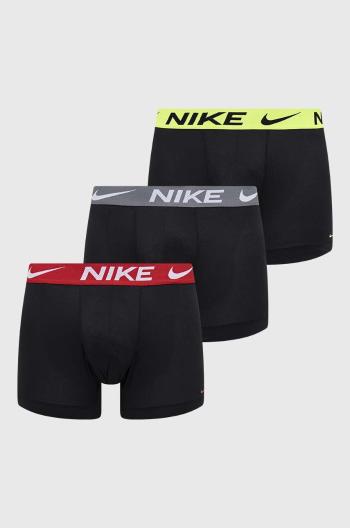 Boxerky Nike 3-pak pánske, čierna farba