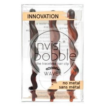 InvisiBobble Waver Pretty Dark Hair Clip 3pcs sponky do vlasov