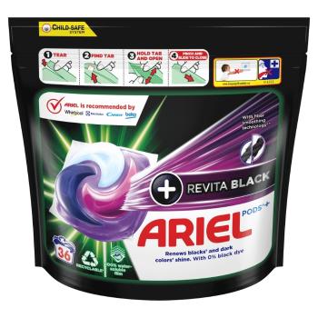ARIEL +Revitalblack All-in-1 PODS Kapsuly na pranie 36 kusov