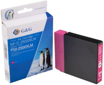G&G Ink náhradný Canon PGI-2500XL M kompatibilná  purpurová NP-C-2500XLM 1C2500M