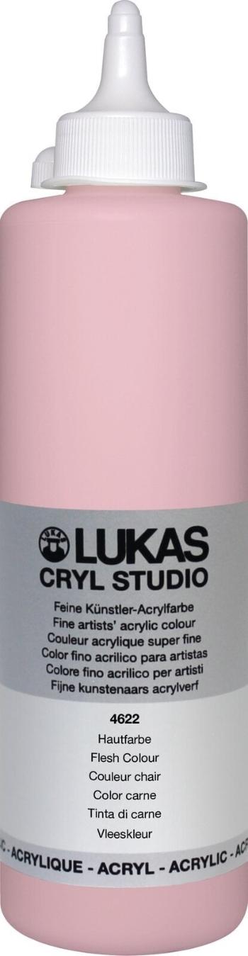 Lukas Cryl Studio Plastic Bottle Akrylová farba Peach Pink 500 ml 1 ks