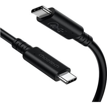 Choetech USB C to C USB4 Gen3 100 W 40 Gbps/8K 0.8 M Cable Black (XCC-1028)