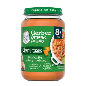 GERBER Organic 100% rastlinný príkrm biele fazuľky s batátmi a quinoou 190 g