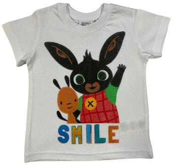 Setino Chlapčenské tričko - Bing Smile biele Veľkosť - deti: 92