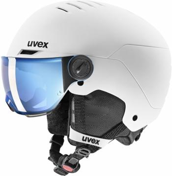 UVEX Rocket Junior Visor White/Black Mat 54-58 cm Lyžiarska prilba