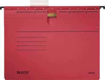 Leitz závesný rýchloviazač Alpha DIN A4 červená 5 kusov / balenie 19843025 5 ks