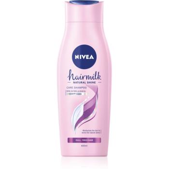 Nivea Hairmilk Natural Shine ošetrujúci šampón 400 ml