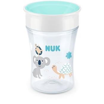 NUK hrnček Magic Cup s viečkom 230 ml – biely, mix motívov (BABY8583b)