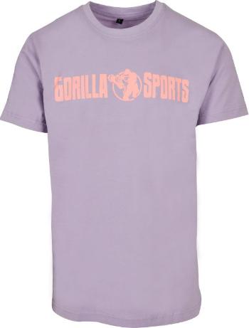 Gorilla Sports Športové tričko, fialová/koralová, XL