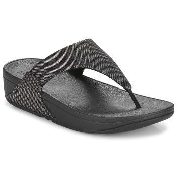 FitFlop  Lulu Glitz-Canvas Toe  Žabky Čierna