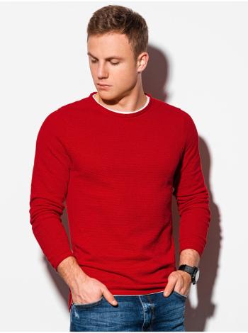 Pánsky sveter E121 - červený