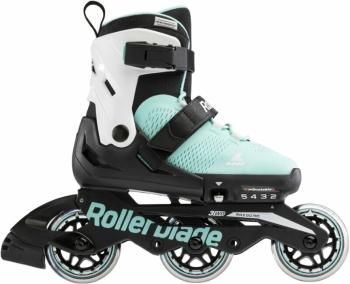 Rollerblade Microblade 3WD Kolieskové korčule JR Aqua/White 33-36,5