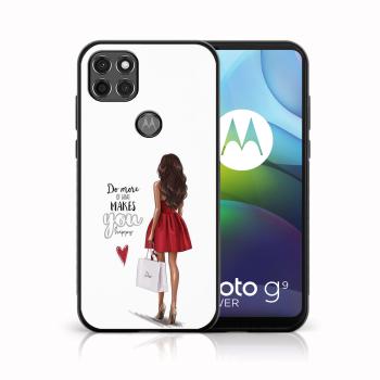 MY ART Silikónový kryt Motorola Moto G9 Power RED DRESS (137)