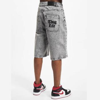 Thug Life Denim Shorts Grow grey - 38