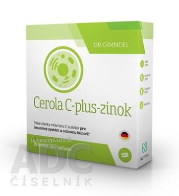 Dr.Grandel Cerola C-plus-zinok tablety na cmúľanie 1x16 ks