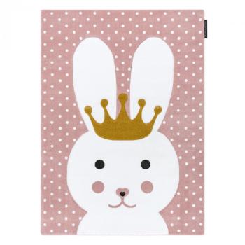 Detský koberec PETIT - Králíček - ružový Bunny rug - pink 160 x 220 cm