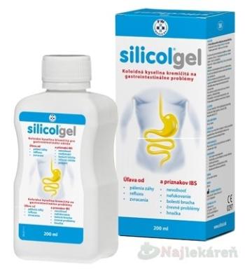 Silicolgel koloidná kys. kremičitá na gastrointestinálne problémy 1x200 ml