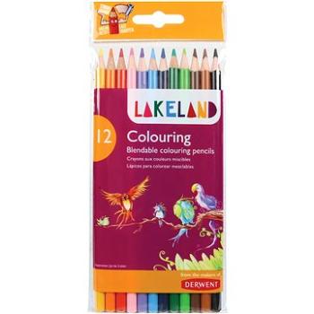 DERWENT Lakeland Colouring, okrúhle, 12 farieb (33356)