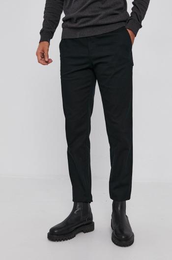 Nohavice Sisley pánske, čierna farba, jogger