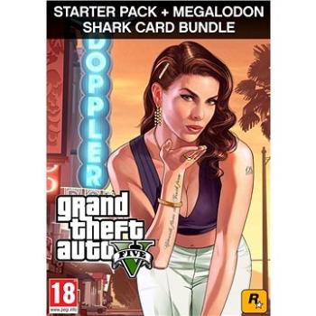 Grand Theft Auto V (GTA 5) + Criminal Enterprise Starter Pack + Megalodon Shark Card (PC) DIGITAL (406461)