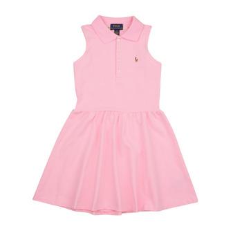 Polo Ralph Lauren  Krátke šaty SL POLO DRES-DRESSES-DAY DRESS  Ružová