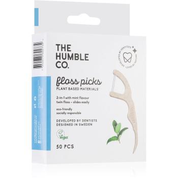 The Humble Co. Floss Picks dentálne špáradlá Mint 50 ks