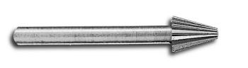 Donau Elektronik 1681 frézovacie kolík  lomený oblúk   Vonkajší Ø 6 mm  Ø hriadeľa 3 mm
