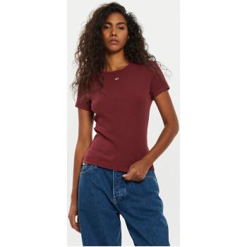 Tommy Jeans  DW0DW17383  Tričká a polokošele Červená