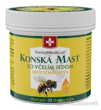 SwissMedicus KONSKÁ MASŤ SO VČELÍM JEDOM 150 ml