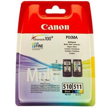 Canon PG-510 + CL-511 multipack čierna, farebná (2970B010)