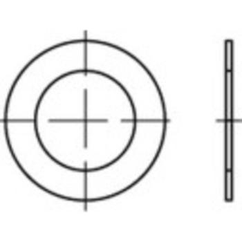 Podložky pre skrutky TOOLCRAFT, DIN 988, oceľové, Vnút.Ø 52 mm, hr. 2 mm, 100 ks