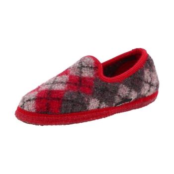 Haflinger  SLIPPER JAQUARD  Papuče Červená