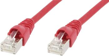 Telegärtner L00001A0086 RJ45 sieťové káble, prepojovacie káble CAT 6A S/FTP 2.00 m červená samozhášavý, s ochranou 1 ks