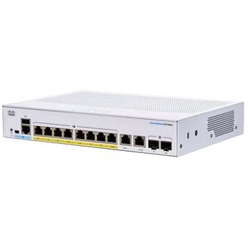 CISCO CBS250 Smart 8-port GE, Partial PoE, Ext PS, 2× 1 G Combo (CBS250-8PP-E-2G-EU)