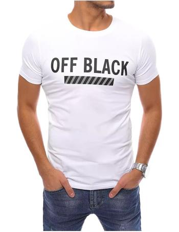 Biele pánske tričko off-black vel. 2XL