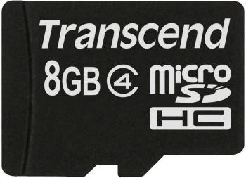 Transcend Standard pamäťová karta micro SDHC 8 GB Class 4