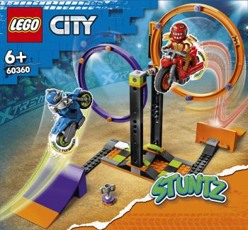 LEGO® City 60360 Kaskadérská výzva s rotujícími kruhy