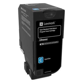 LEXMARK 74C2SC0 - originálny toner, azúrový, 7000 strán