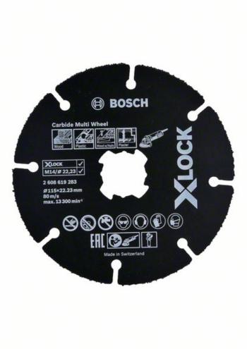 Bosch Accessories  2608619283 rezný kotúč rovný  115 mm 22.23 mm 1 ks