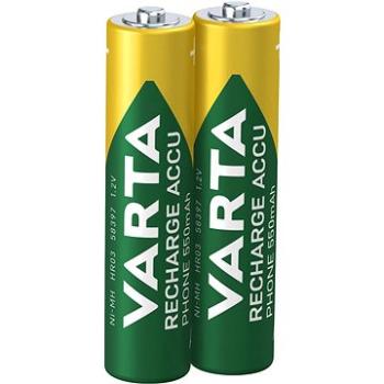 VARTA nabíjateľná batéria Recharge Accu Phone AAA 550 mAh 2 ks (58397101402)