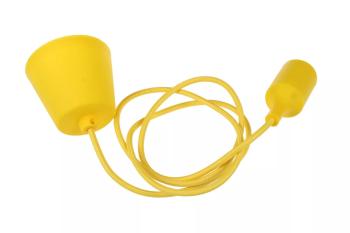 T-LED Štýlová pätica E27 so závesom Farebný variant pätice: Žltá 108155