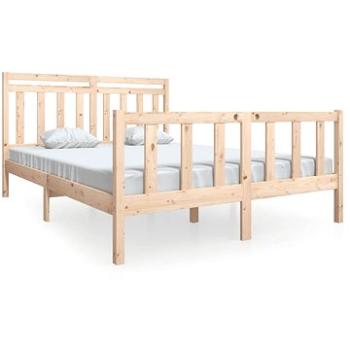 Rám postele masívne drevo 150 × 200 cm King Size, 3100963
