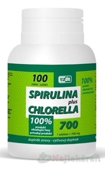 V Spirulina + chlorella 100 tabliet