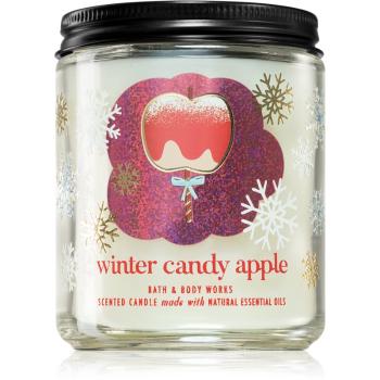 Bath & Body Works Winter Candy Apple vonná sviečka 198 g