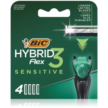 BIC FLEX3 Hybrid Sensitive náhradné žiletky 4 ks