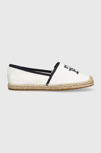 Espadrilky Tommy Hilfiger TH EMBROIDERED ESPADRILLE biela farba