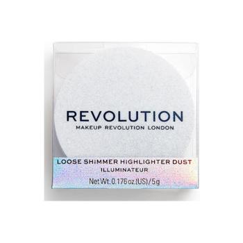 Makeup Revolution  Metallic Powder Highlighter  Lícenky & púdre Biela