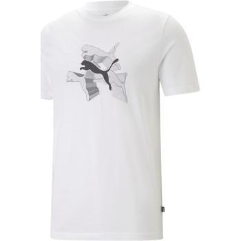 Puma  Tielka a tričká bez rukávov GRAPHICS Reflective  Biela